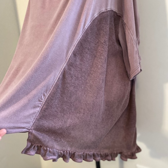 Umgee Pink Short Sleeve Oversized Shirt Medium - Picture 4 of 10